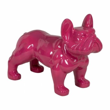 Decorative Figure Fuchsia Dog 88 x 38 x 63 cm