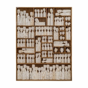 Bigbuy Home Картина Коричневый Бежевый Деревянный 120 x 164 x 6 cm