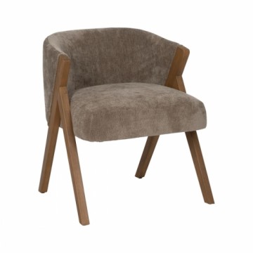 Dining Chair Polyester Wood Foam 58 x 59,5 x 68,5 cm