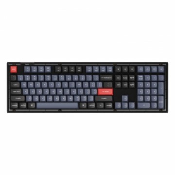 Keychron V6 QMK|VIA RGB Knob Brown Switch Mechanical Keyboard (black)