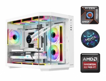 Mdata Gaming Ryzen 9 7950X3D 64GB 4TB SSD RX 7800 XT NoOS White