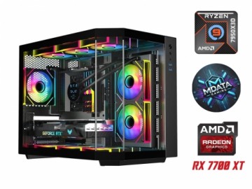 Mdata Gaming Ryzen 9 7950X3D 64GB 1TB SSD RX 7700 XT NoOS