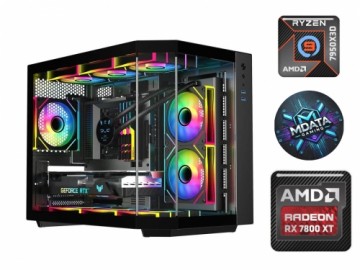 Mdata Gaming Ryzen 9 7950X3D 32GB 4TB SSD 1TB HDD RX 7800 XT NoOS