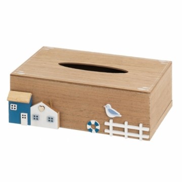 Bigbuy Home Коробка для салфеток Деревянный MDF 25 x 16 x 8,5 cm