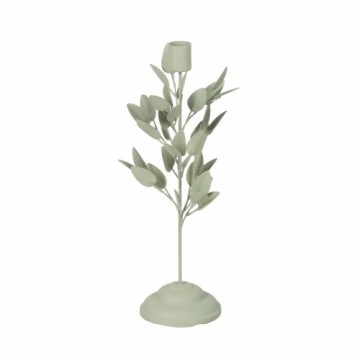 Candleholder Light Green Iron 8 x 8 x 29 cm