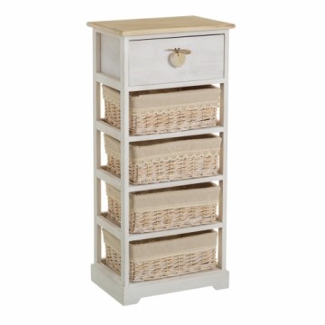 Chest of drawers SWEET HEART Cream Natural 40 x 29 x 90 cm