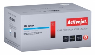 Activejet toner ATL-80CNX (replacement Lexmark 80C2HCE, Supreme; 3000 pages; blue)