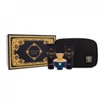 Versace Dylan Blue pour Femme Gift set EDP 100 ml, body lotion 100 ml, shower gel 100 ml and cosmetic bag