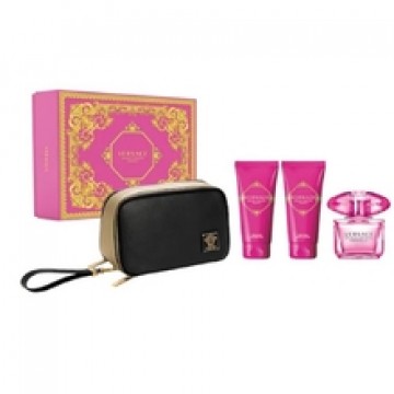 Versace Bright Crystal Absolu Gift set EDP 90 ml, body lotion 100 ml, shower gel 100 ml and cosmetic bag