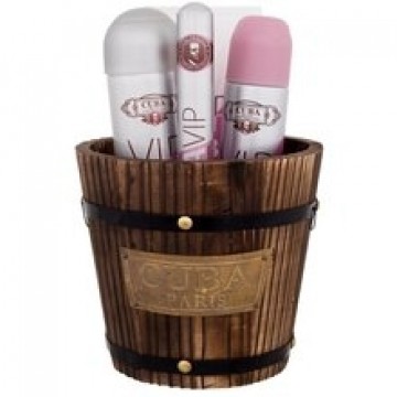 VIP Cuba Gift set EDP 100 ml, EDP 35 ml, body spray 200 ml and body lotion 200 ml