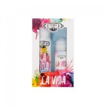 Cuba La Vida Gift set EDP 100 ml and deodorant (roll-on) 50 ml