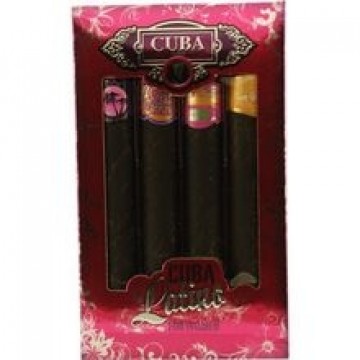 Cuba Jungle Gift Set Cuba Heartbreaker EDT 35 ml, Cuba Snake EDT 35 ml, Cuba Tiger EDT 35 ml and Cuba Zebra EDT 35 ml