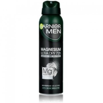 Garnier MEN Magnesium Ultra Dry Deospray - Antiperspirant for men with magnesium