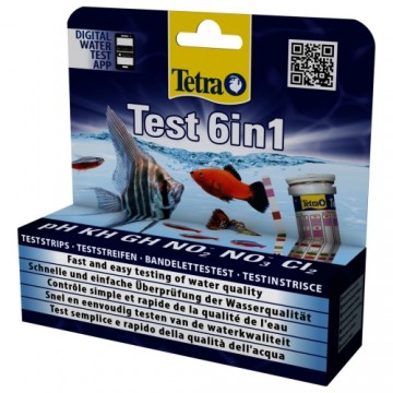 Tetra Test 6in1 - ātrais ūdens tests, 10 strēmeles