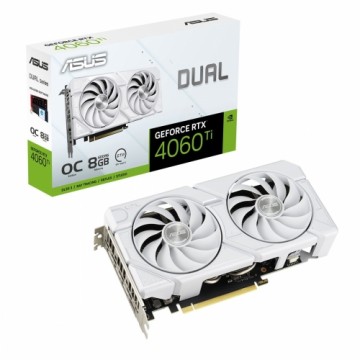 ASUS Dual GeForce RTX 4060 Ti EVO White OC Grafikkarte - 8GB GDDR6, 1x HDMI, 3x DP