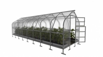 Greenhouse KLASIKA DROP 2,5x8m with 6mm polycarbonate; 4779037494132