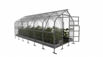 Greenhouse KLASIKA DROP 2,5x6m with 6mm polycarbonate; 4779037494101