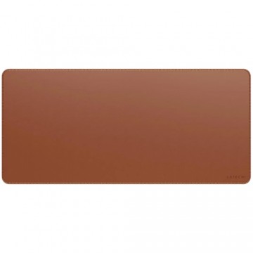 SATECHI Vegan-Leather Premium Desk Mat (Brown)