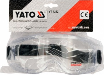 Yato YT-7382 safety eyewear Polyvinyl chloride (PVC)