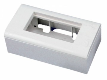 Set 2M Alantec white Box + support + frame 90x45