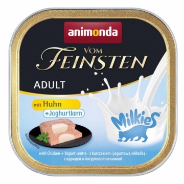 ANIMONDA Vom Feinsten Adult Milkies with Chicken and Yogurt Filling - Wet Cat Food - 100g