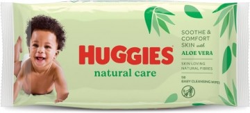 Salvetes mitrās Huggies Natural Care 56gb