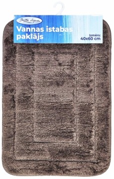 Baltic Aqua Vannas istabas paklājs 43x63cm 100% mikrošķiedras, brūns