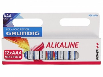 Baterija Grundig Alkaline AAA 12gb