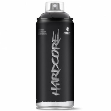 Montana Aerosolkrāsa Hardcore 400ml Satin Black