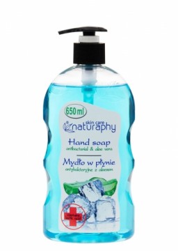 Naturaphy Šķidrās ziepes 650ml antibakteriālas ar aloe vera