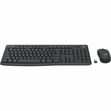 Klaviatūra un Pele Logitech MK370 Melns Spāņu Qwerty