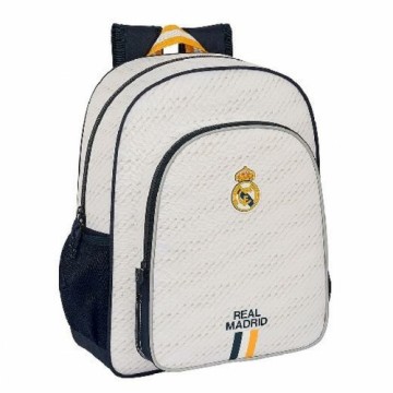 Skolas soma Safta Real Madrid 23/24 Balts 32 x 12 x 38 cm