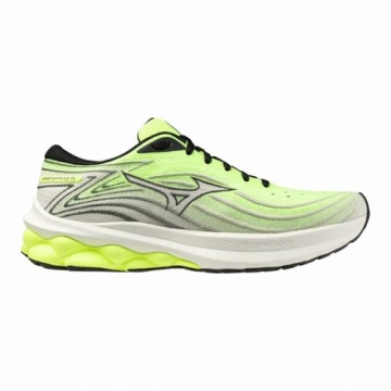 Running Shoes for Adults Mizuno Wave Skyrise 5 Lime green