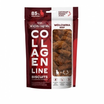 WIEJSKA ZAGRODA Collagen Line Collagen cookies Beef - dog treat - 90g