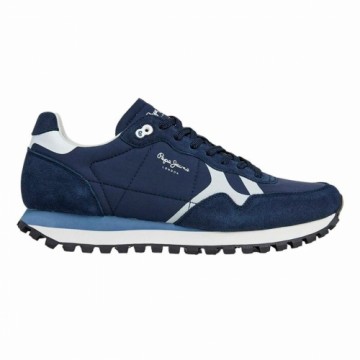 Casual Trainers Pepe Jeans Brit-On Prints Blue