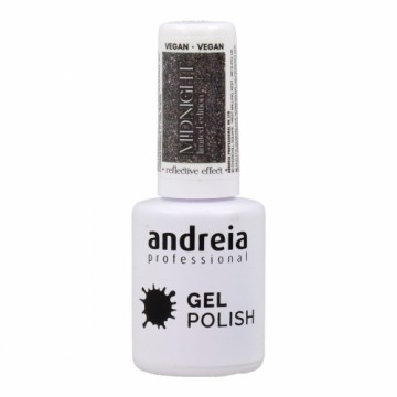 Daļēji permanents Nagu laka Andreia Polish Reflective Colors Md5 Sudrabains 10,5 ml