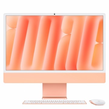 Apple iMac Orange CZ1E8-0001000 - 61cm(24‘‘) M4 8?Core CPU, 8?Core GPU, 16GB RAM, 256GB SSD, Standardglas, Magic Keyboard