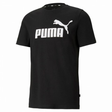 Vīriešu Krekls ar Īsām Piedurknēm Puma 586666 01 Melns (S) (1 gb.)