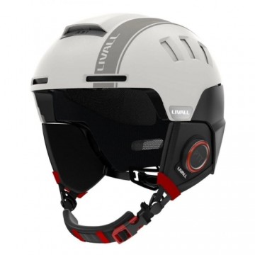 Livall Kask narciarski Bluetooth 57-61cm Intercom/SOS biał