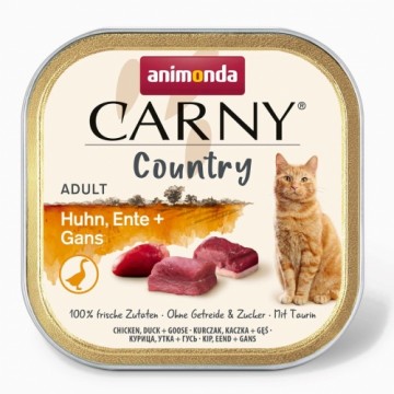 Kaķu barība ANIMONDA Carny Country 100 g (Cālis, pīle + zoss)