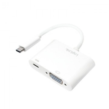 Logilink Adapter USB 3.1 Typ C  VGA Displayport 1.2