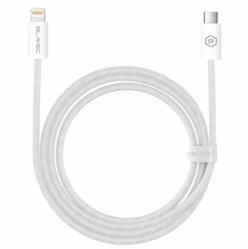 OEM Blavec Cable Candy braided - Type C to Lightning - PD 20W 2,4A 3 metres (CCA-CL24W30) white