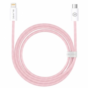 OEM Blavec Cable Candy braided - Type C to Lightning - PD 20W 2,4A 3 metres (CCA-CL24P30) pink