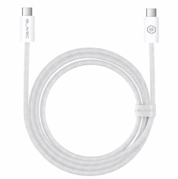 Blavec Cable Candy braided - Type C to Type C - PD 60W 3A 2 metres (CCA-CC3W20) white