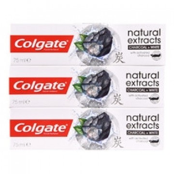 Colgate Naturals Charcoal Trio Toothpaste (3 pcs) - Whitening toothpaste with activated carbon