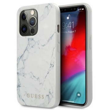 Guess GUHCP13LPCUMAWH iPhone 13 Pro | 13  6,1" biały|white hardcase Marble