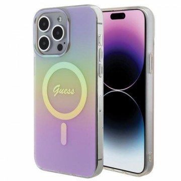 Guess GUHMP15LHITSP iPhone 15 Pro 6.1" różowy|pink hardcase IML Iridescent MagSafe