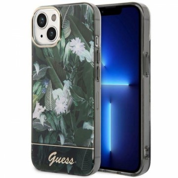 Guess GUHCP14SHGJGHA iPhone 14 6,1" zielony|green hardcase Jungle Collection