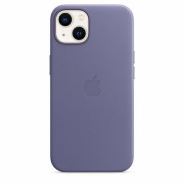 MM163ZM|A Apple Leather Magsafe Cover for iPhone 13 Wisteria