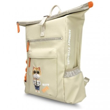 Plecak Nimmy Cool&Cute 2.0 Cat do         laptopa khaki